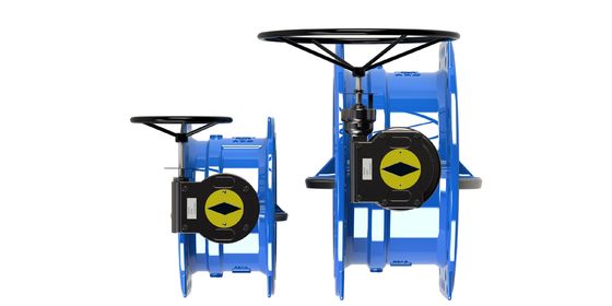 শিল্প ব্যবহারের জন্য ০-২.৫ এমপিএ চাপ পরিসীমা ড্যাকটাইল আয়রন বডি এবং ম্যানুয়াল অপারেশন সহ ডাবল এক্সেন্ট্রিক বাটারফ্লাই ভালভ