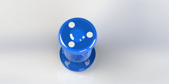 ফ্লুইড ট্রান্সপোর্ট সিস্টেমের জন্য গহ্বরযুক্ত এবং ফ্ল্যাঞ্জ সংযোগ এবং স্টেইনলেস স্টীল ভাসমান সহ নমনীয় লোহার সমন্বয় বায়ু মুক্তি ভালভ