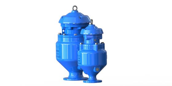 DN50-DN200 আকার পরিসীমা 316SS অভ্যন্তরীণ অংশ এবং PN10-PN40 চাপ রেটিং সহ নিকাশী বায়ু রিলিজ ভালভ