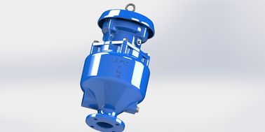 DN50-DN200 ফ্ল্যাঞ্জ / থ্রেড সংযোগ টাইপ সঙ্গে নমনীয় লোহা নিকাশী বায়ু রিলিজ ভালভ