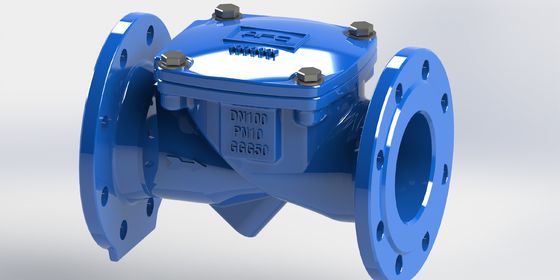 পাইপলাইন সিস্টেমের জন্য ইপিডিএম সিল এবং পিএন 10 চাপ রেটিং সহ আইএসও সার্টিফাইড সুইং ফ্লেক্স চেক ভালভ