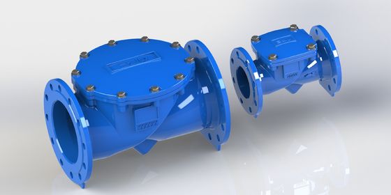 জল অ্যাপ্লিকেশনগুলির জন্য PN16 চাপ রেটিং নমনীয় লোহা শরীর এবং EPDM সিল সহ সুইং ফ্লেক্স চেক ভালভ
