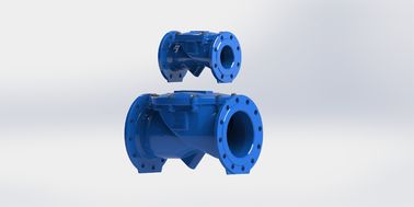 ফ্ল্যাঞ্জ সংযোগ EPDM রাবার ডিস্ক সুইং ফ্লেক্স চেক ভালভ বিভিন্ন শিল্প পরিবেশে সিল করার জন্য
