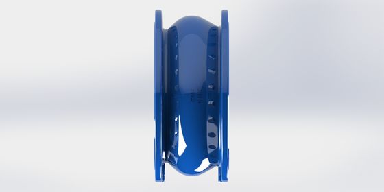 নমনীয় আয়রন FBE লেপযুক্ত নন-স্লাম চেক ভালভ ওয়াটার হ্যামার প্রতিরোধের জন্য নরম সিল সহ