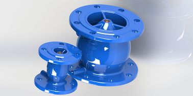 PN10 / PN16 / PN25 চাপ নরম সীল জন্য নমনীয় লোহা Nozzle চেক ভালভ