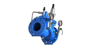 EN1092-2 ইপোক্সি লেপযুক্ত GGG50 জল চাপ কমানোর ভালভ EPDM ডায়াফ্রাগমের সাথে নাইলন রিইনফোর্সমেন্ট