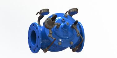 EN1092-2 ইপোক্সি লেপযুক্ত GGG50 জল চাপ কমানোর ভালভ EPDM ডায়াফ্রাগমের সাথে নাইলন রিইনফোর্সমেন্ট