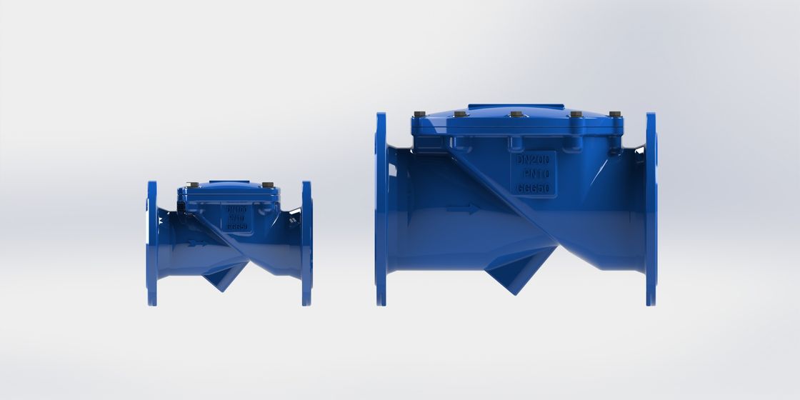 পাইপলাইন সিস্টেমের জন্য ইপিডিএম সিল এবং পিএন 10 চাপ রেটিং সহ আইএসও সার্টিফাইড সুইং ফ্লেক্স চেক ভালভ