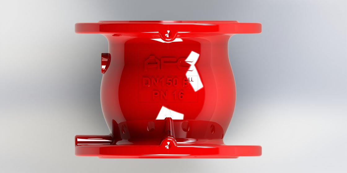 কার্যকর প্রবাহ নিয়ন্ত্রণের জন্য দ্রুত বন্ধ এবং ফ্ল্যাঞ্জ সংযোগ সহ নমনীয় আয়রন নন-স্লাম চেক ভালভ